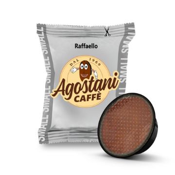 100 capsule Caffè Agostani Small RAFFAELLO compatibili Lavazza A Modo Mio e Small Cup 100 capsule Caffè Agostani Small RAFFAELLO compatibili Lavazza A Modo Mio e Small Cup
