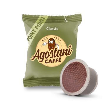 Visualizza i dettagli per 100 capsule Caffè Agostani Point CLASSIC compatibili Lavazza Espresso Point Immagine di 100 capsule Caffè Agostani Point CLASSIC compatibili Lavazza Espresso Point