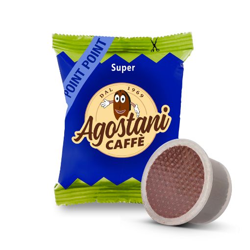 Immagine di 100 capsule Caffè Agostani Point SUPER compatibili Lavazza Espresso Point