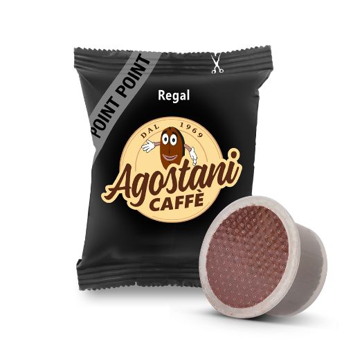 Immagine di 100 capsule Caffè Agostani Point REGAL compatibili Lavazza Espresso Point
