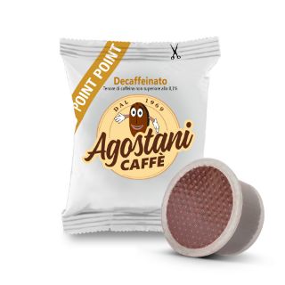 Immagine di 100 capsule Caffè Agostani Point DECAFFEINATO compatibili Lavazza Espresso Point
