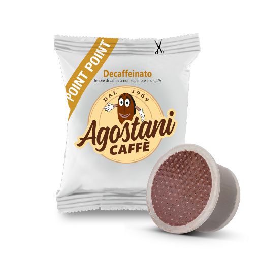 Immagine di 100 capsule Caffè Agostani Point DECAFFEINATO compatibili Lavazza Espresso Point Immagine di 100 capsule Caffè Agostani Point DECAFFEINATO compatibili Lavazza Espresso Point