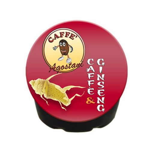 Immagine di 16 capsule caffè al Ginseng AGOSTANI SMALL by RISTORA compatibile Agostani Small Cup e Lavazza a Modo Mio