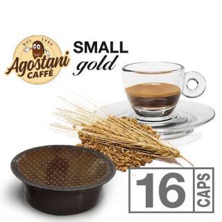 Immagine di 16 capsule Orzo Agostani SMALL GOLD compatibili Agostani Small Cup e Lavazza A Modo Mio