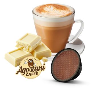 Immagine di 16 capsule Agostani Small Cioccolata Bianca compatibili Agostani Small Cup e Lavazza A Modo Mio