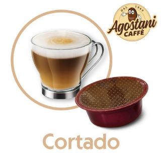 Immagine di 16 capsule Cortado Agostani SMALL compatibili Agostani Small Cup e Lavazza A Modo Mio