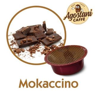 Immagine di 16 capsule Mokaccino Agostani SMALL compatibili Agostani Small Cup e Lavazza A Modo Mio