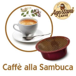 Immagine di 16 capsule Caffè zuccherato alla Sambuca Agostani SMALL compatibili Agostani Small Cup e Lavazza A Modo Mio