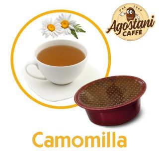 Immagine di 16 capsule camomilla Agostani SMALL compatibili Agostani Small Cup e Lavazza A Modo Mio