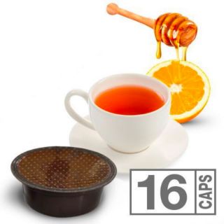 Immagine di 16 capsule Tisana Camomilla al Miele e Arancia Agostani SMALL compatibili Agostani Small Cup e Lavazza A Modo Mio
