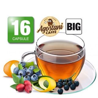 Immagine di 16 Capsule Infuso Mirtillo e Frutti misti Agostani Big Compatibili Nescafé Dolce Gusto
