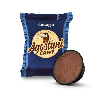 Immagine di 100 capsule Caffè Agostani Small CARAVAGGIO Compatibile Agostani Small Cup e Lavazza A Modo Mio