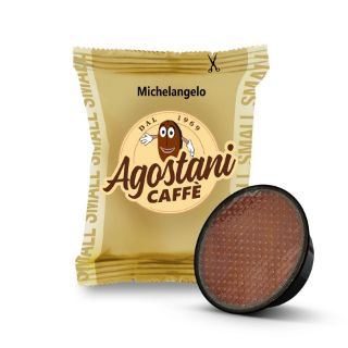 Immagine di 100 capsule Caffè Agostani Small MICHELANGELO Compatibile Agostani Small Cup e Lavazza A Modo Mio 