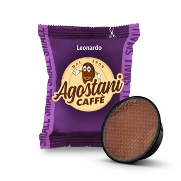 Visualizza i dettagli per 100 capsule Caffè Agostani Small LEONARDO Compatibile Agostani Small Cup e Lavazza A Modo Mio Immagine di 100 capsule Caffè Agostani Small LEONARDO Compatibile Agostani Small Cup e Lavazza A Modo Mio