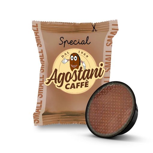 Immagine di 100 capsule Caffè Agostani Small SPECIAL Compatibile Agostani Small Cup e Lavazza A Modo Mio 
