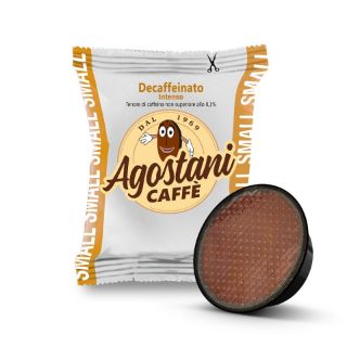Immagine di 100 capsule Caffè Agostani Small DECAFFEINATO INTENSO Compatibile Agostani Small Cup e Lavazza A Modo Mio 