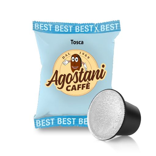 Immagine di 100 capsule Caffè Agostani Best TOSCA compatibili Nespresso Immagine di 100 capsule Caffè Agostani Best TOSCA compatibili Nespresso