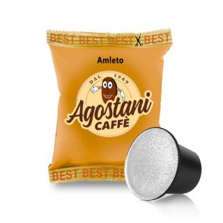 Immagine di 100 capsule Caffè Agostani Best AMLETO compatibili Nespresso