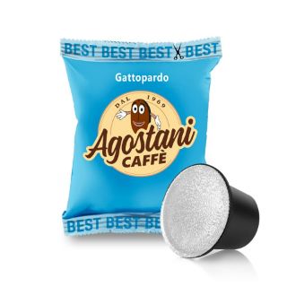 Immagine di 100 capsule Caffè Agostani Best GATTOPARDO compatibili Nespresso