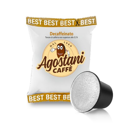 Immagine di 100 capsule Caffè Agostani Best DECAFFEINATO compatibili Nespresso Immagine di 100 capsule Caffè Agostani Best DECAFFEINATO compatibili Nespresso