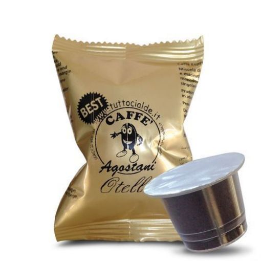 Immagine di 100 capsule Caffè Agostani Best OTELLO compatibili Nespresso Immagine di 100 capsule Caffè Agostani Best OTELLO compatibili Nespresso