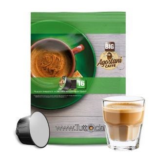 Immagine di 16 Capsule Cortado Agostani Big Compatibili Nescafé Dolce Gusto