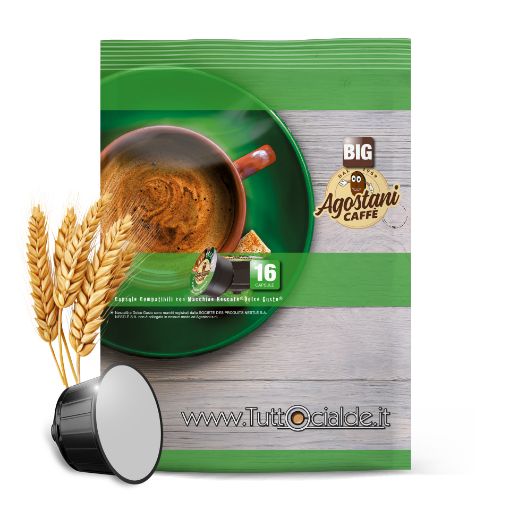 Immagine di 16 Capsule Orzo Agostani Big  compatibili Nescafé Dolce Gusto