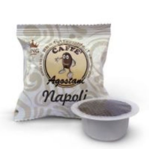 Immagine di 100 capsule Caffè Agostani King NAPOLI compatibili Bialetti Immagine di 100 capsule Caffè Agostani King NAPOLI compatibili Bialetti