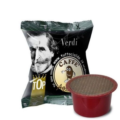 Immagine di 50 capsule Caffè Agostani Top VERDI compatibili Lavazza Blue e In Black Immagine di 50 capsule Caffè Agostani Top VERDI compatibili Lavazza Blue e In Black
