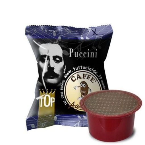 Immagine di 50 capsule Caffè Agostani Top PUCCINI compatibili Lavazza Blue e In Black Immagine di 50 capsule Caffè Agostani Top PUCCINI compatibili Lavazza Blue e In Black