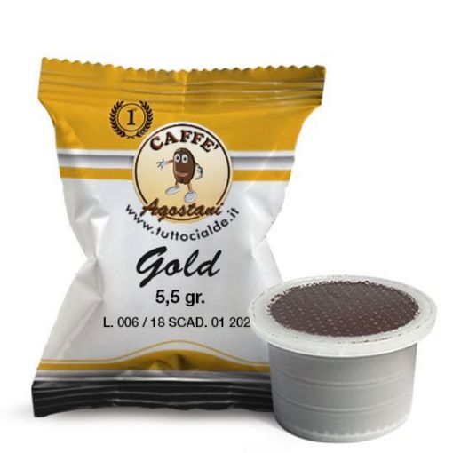 Immagine di 50 capsule Caffè Agostani Primo GOLD compatibili Uno System Immagine di 50 capsule Caffè Agostani Primo GOLD compatibili Uno System