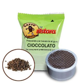 Immagine di 50 Capsule caffè Agostani by Ristora bevanda al Cioccolato Compatibili Lavazza Espresso Point