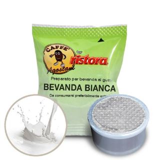 Immagine di 50 Capsule Agostani by Ristora BEVANDA BIANCA (Latte) Compatibili Lavazza Espresso Point