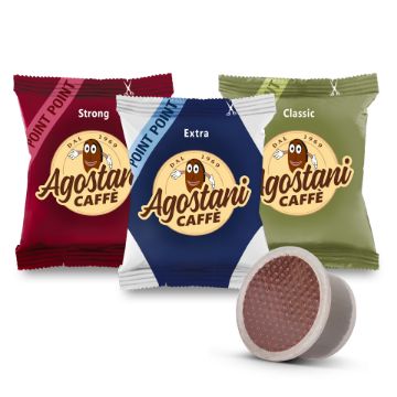 Visualizza i dettagli per 150 Cialde caffè Agostani miste compatibili Lavazza Espresso Point Immagine di 150 Cialde caffè Agostani miste compatibili Lavazza Espresso Point
