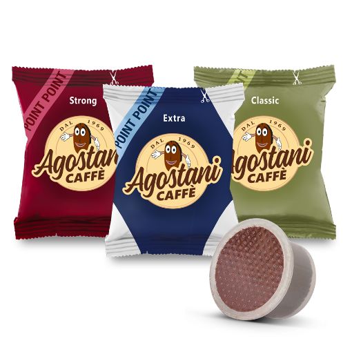 Immagine di 150 Cialde caffè Agostani miste compatibili Lavazza Espresso Point