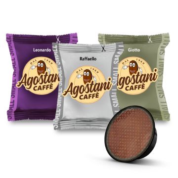 Visualizza i dettagli per 150 capsule Caffè Agostani SMALL miste compatibile Small Cup e Lavazza a Modo Mio Immagine di 150 capsule Caffè Agostani SMALL miste compatibile Small Cup e Lavazza a Modo Mio
