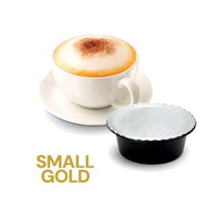 Immagine di 16 capsule Cappuccino Agostani SMALL GOLD compatibili Agostani Small Cup e Lavazza A Modo Mio