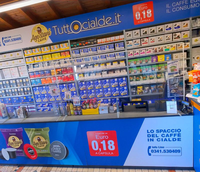 Tuttocialde Cernusco Lombardone (Lecco) Negozio Cialde Capsule Caffè