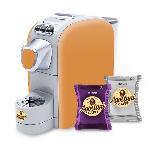 Immagine di Offerta: Macchina caffè Agostani Small Cup Ocra + 200 capsule Caffè Agostani linea Small