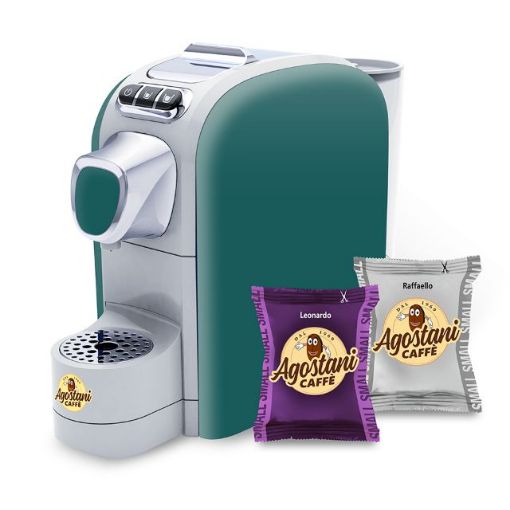 Immagine di Offerta: Macchina caffè Agostani Small Cup Bosco + 200 capsule Caffè Agostani linea Small