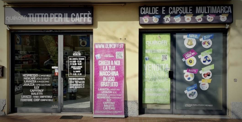 Quikoffi - Tutto per il caffè Modena (Modena) Negozio Cialde Capsule Caffè